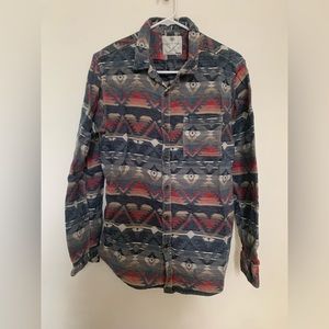 ON THE BYAS - Aztec button down